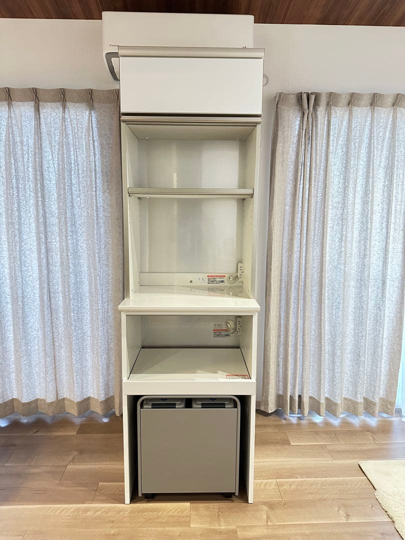 【RICO】AYANO 綾野製作所 食器棚 キッチンボード ホワイト