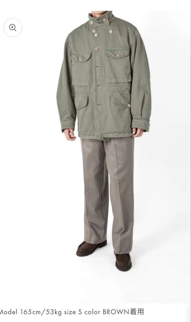 【新品未使用】Cornie 25AW HERRINGBONE SLACKS M