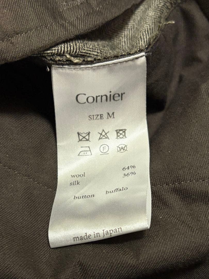 【新品未使用】Cornie 25AW HERRINGBONE SLACKS M