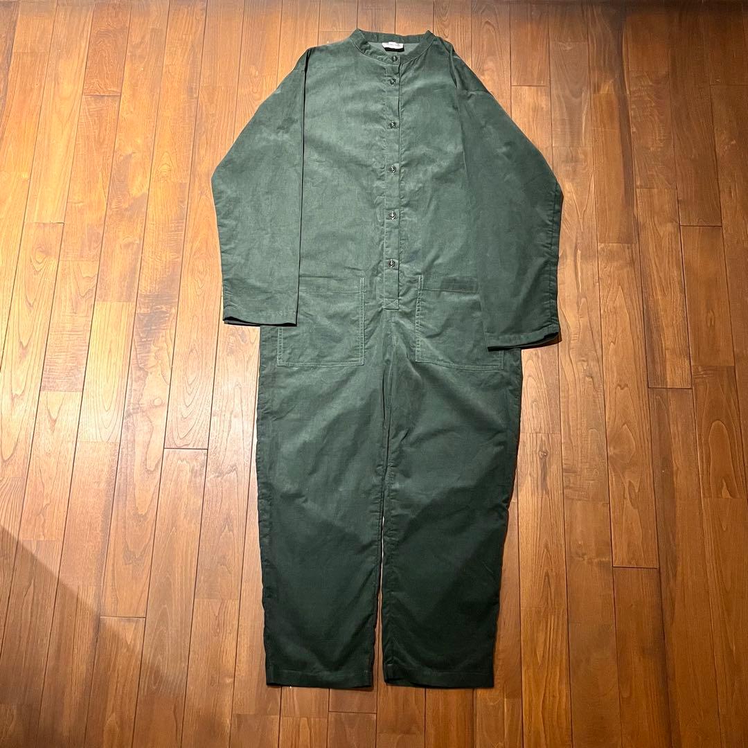 Yarmo ヤーモ 細畝コーデュロイ グリーン WAREHOUSE SUIT L