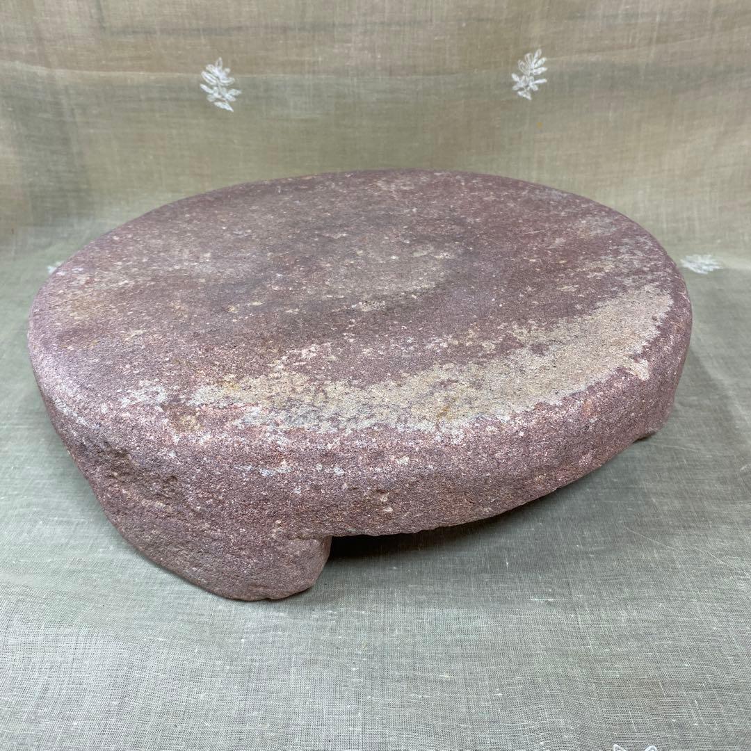 インド/チャパティ捏ね台/石