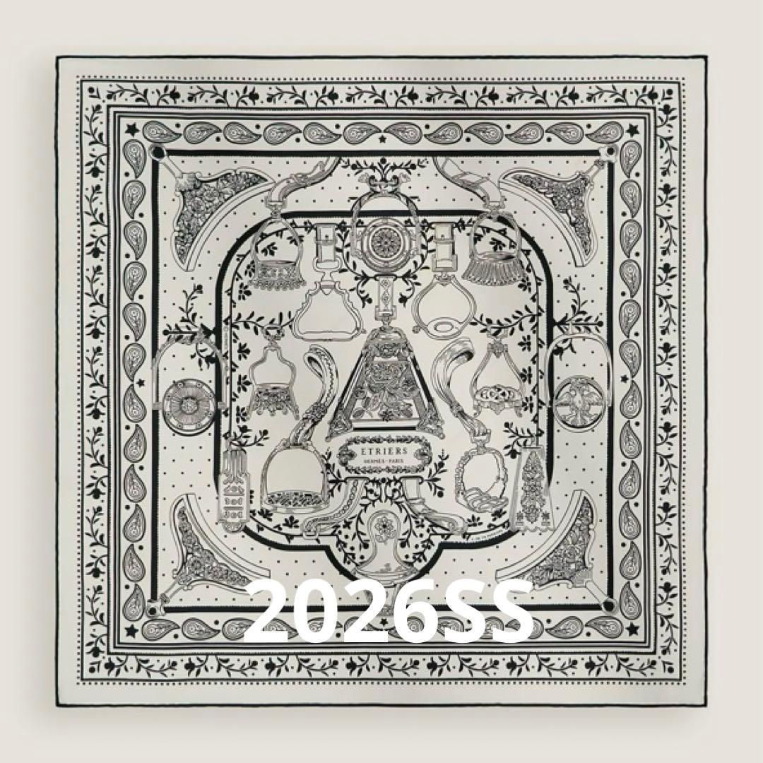 本日限定価格‼️新品 エルメス 2026SS バンダナ 鎧 エトリエ カレ55