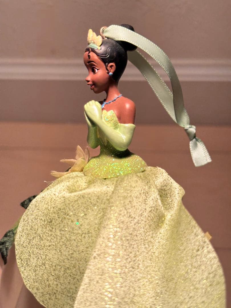 【希少★レア】海外パーク品　プリンセスと魔法のキス　ティアナ　オーナメント