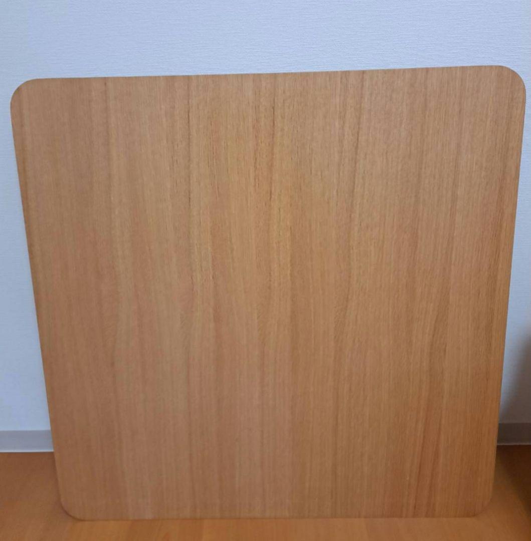 【美品】木製テーブル80cm4本脚　※2月中旬までの出品