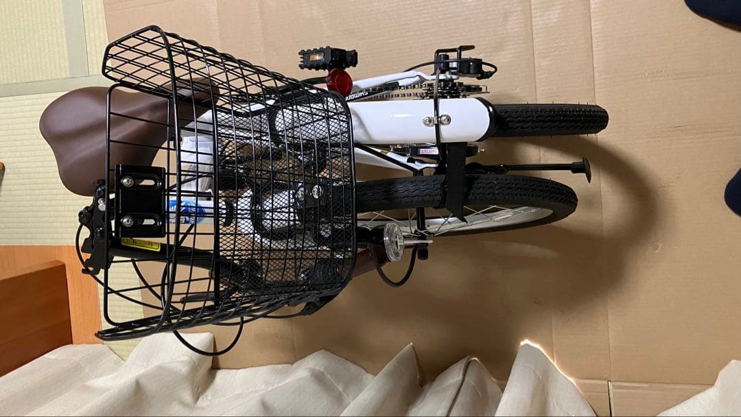 GRIFIN 折りたたみ自転車 ホワイト20インチ6段サークル錠