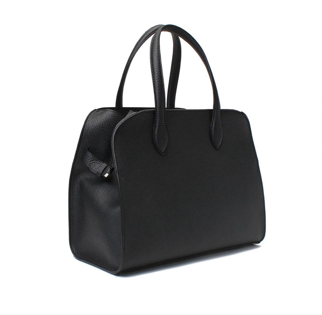 極美品 The Sole Montecarlo ボストントート ブラック