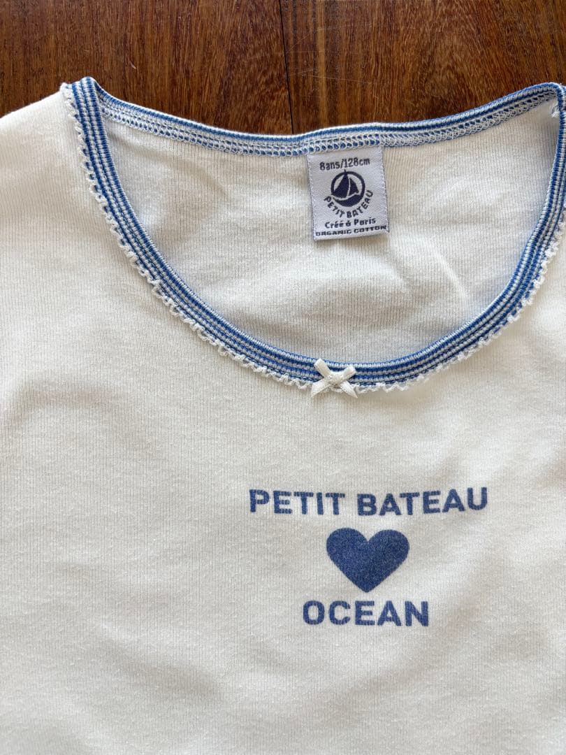 専用！caramelモヘアコート8Yとプチバトーハートパジャマ8ans