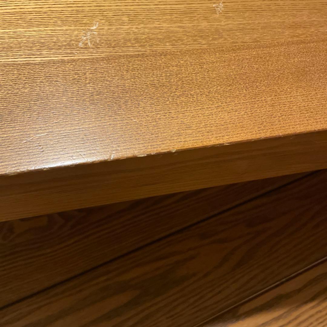 unico値下げ送料込ダイニングテーブル　ベンチ　チェアー4点セットで8万7千円