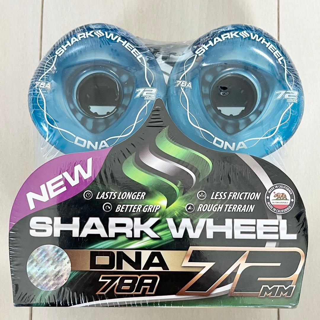 15☆新品 未開封☆ シャークウィール 72mm 78a クリアブルー