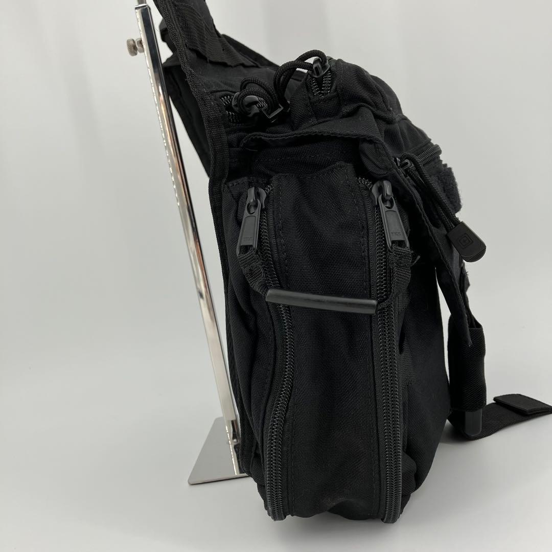 【美品】ファイブイレブンタクティカル プッシュパック 6L ショルダーバッグ 黒