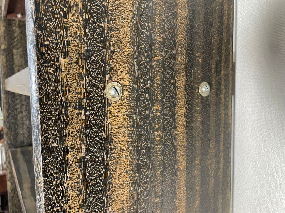 昭和レトロ 趣のある 本棚 ブックシェルフ 虎杢 ラック ヴィンテージ