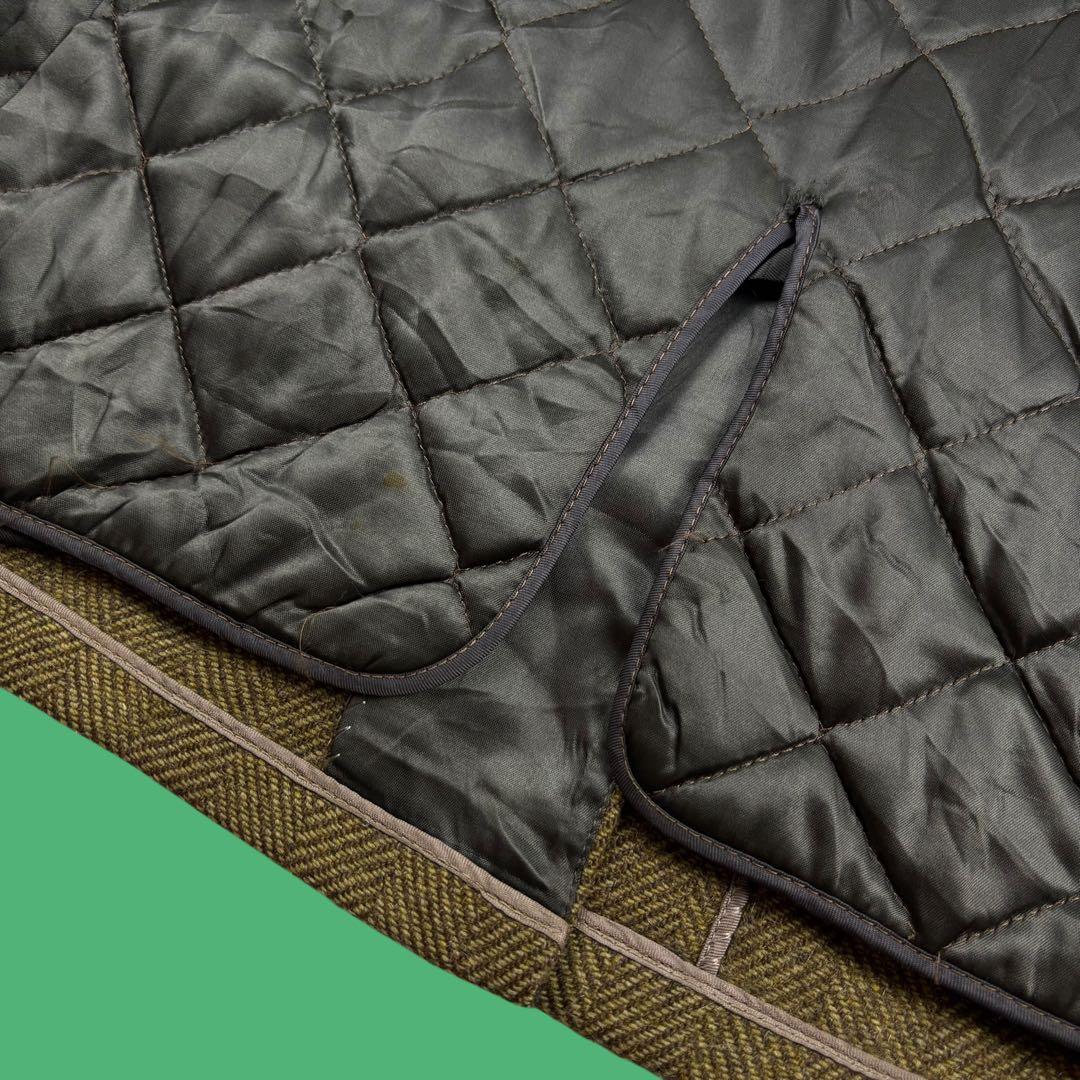 60s Lakeland ウールツイード ショート ステンカラーコート 36