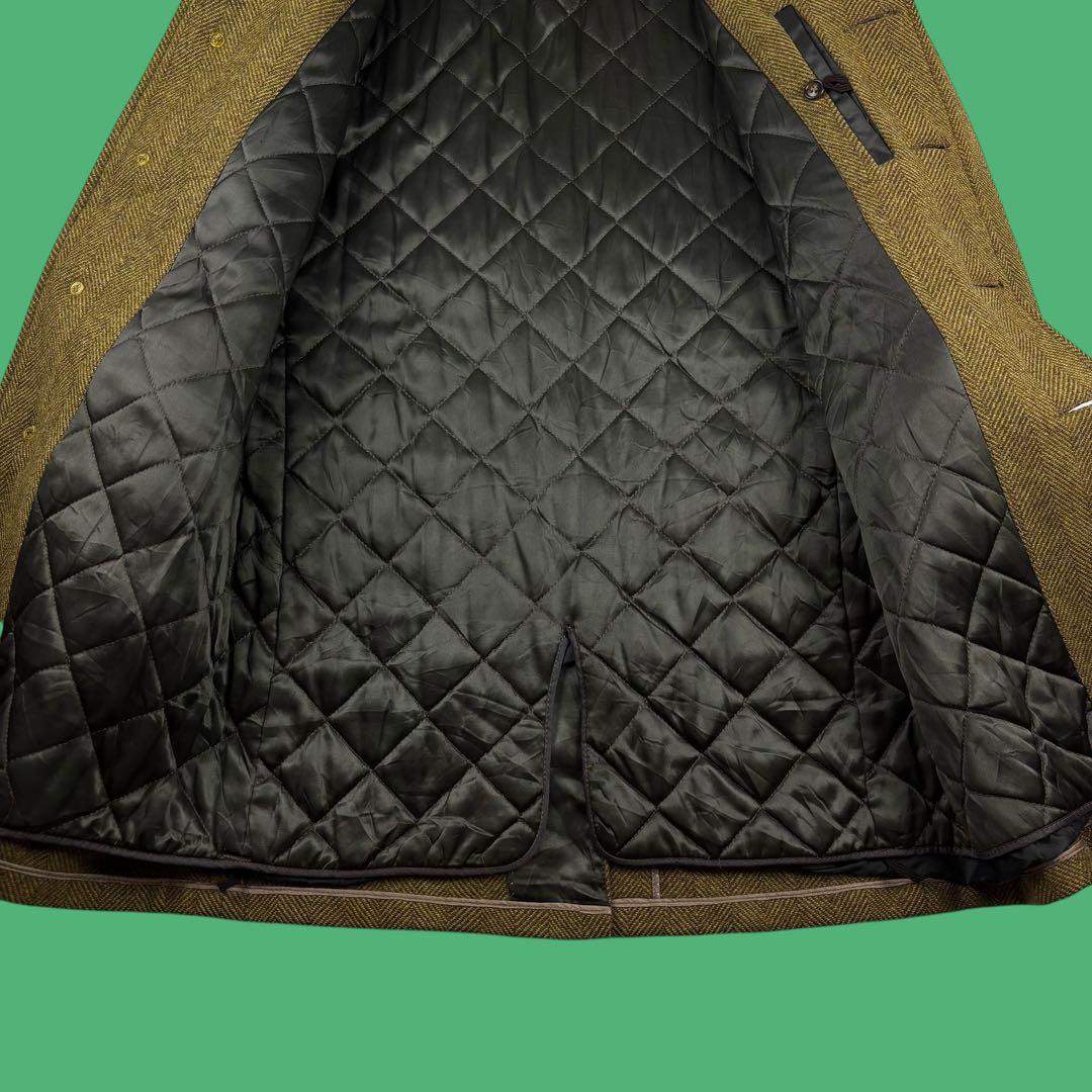 60s Lakeland ウールツイード ショート ステンカラーコート 36