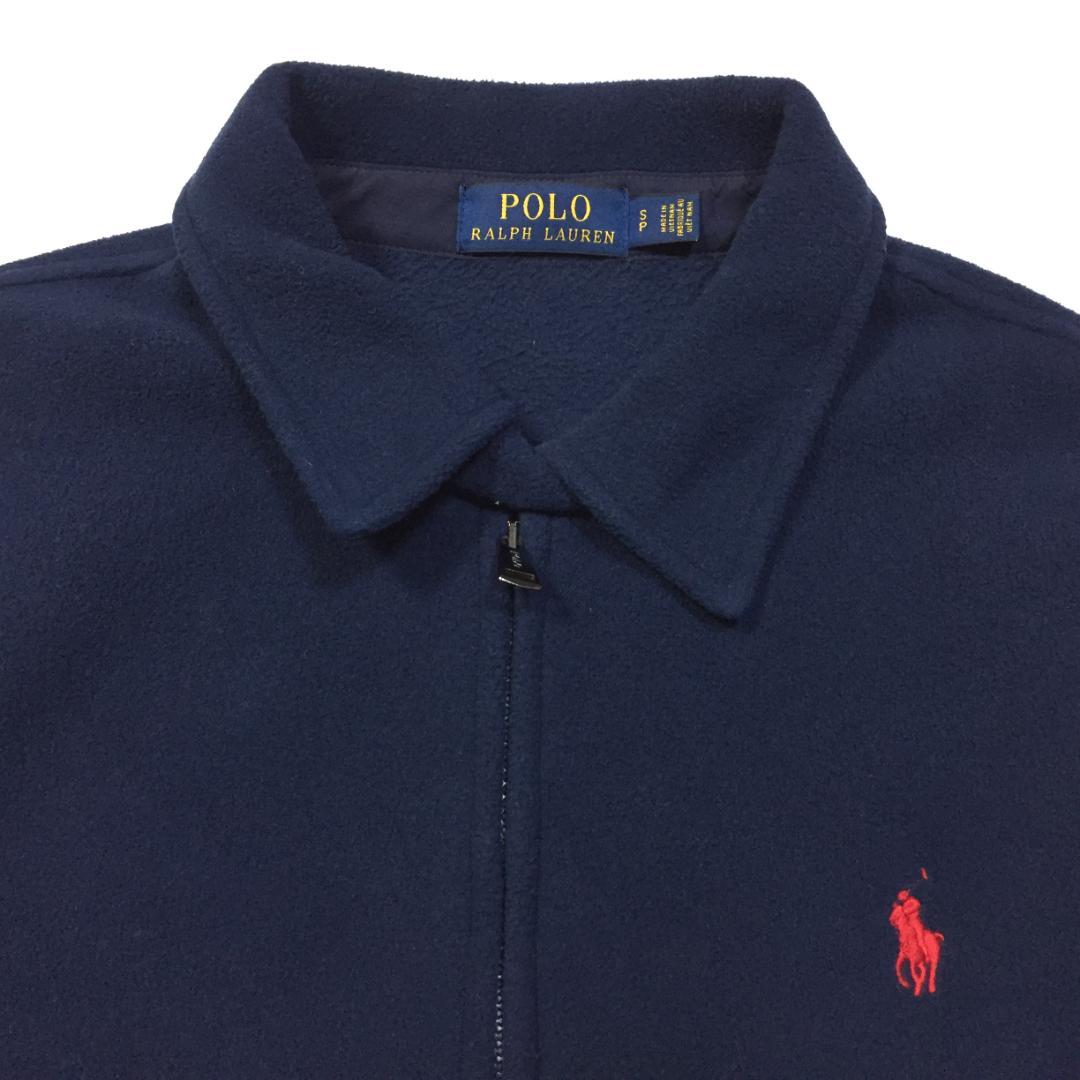 美品 ポロラルフローレン ベイポート フリース ジャケット ネイビー USサイズ