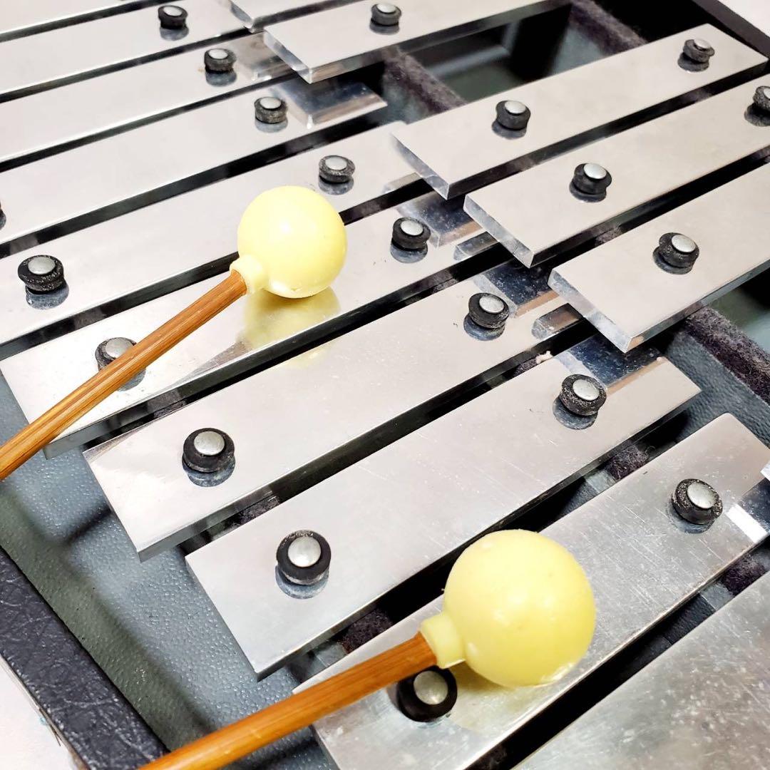 Saito サイトウ グロッケン 鉄琴 32鍵 ハードケース マレット付