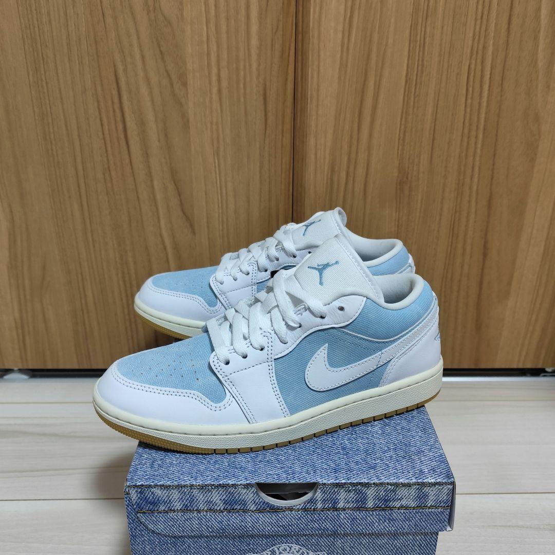 【25cm】 ナイキ ウィメンズ エアジョーダン1 LOW SE デニム