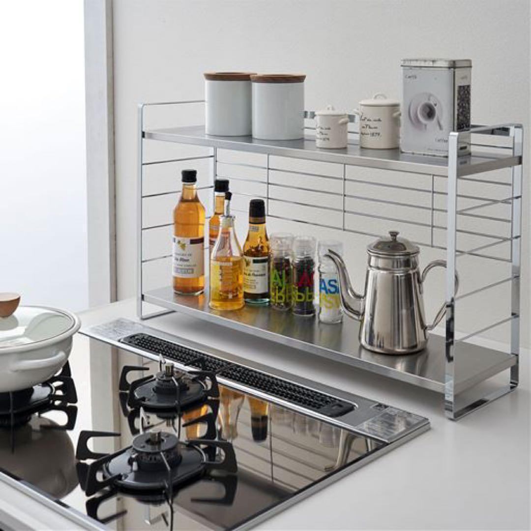 棚板ブラック　黒　40200 ステンレス棚の出窓シェルフ 74cm