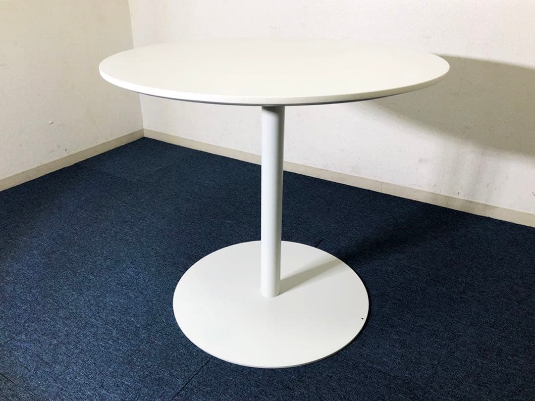 エレガント調丸型ダイニングテーブル Semind 円形テーブル木製カフェテーブル