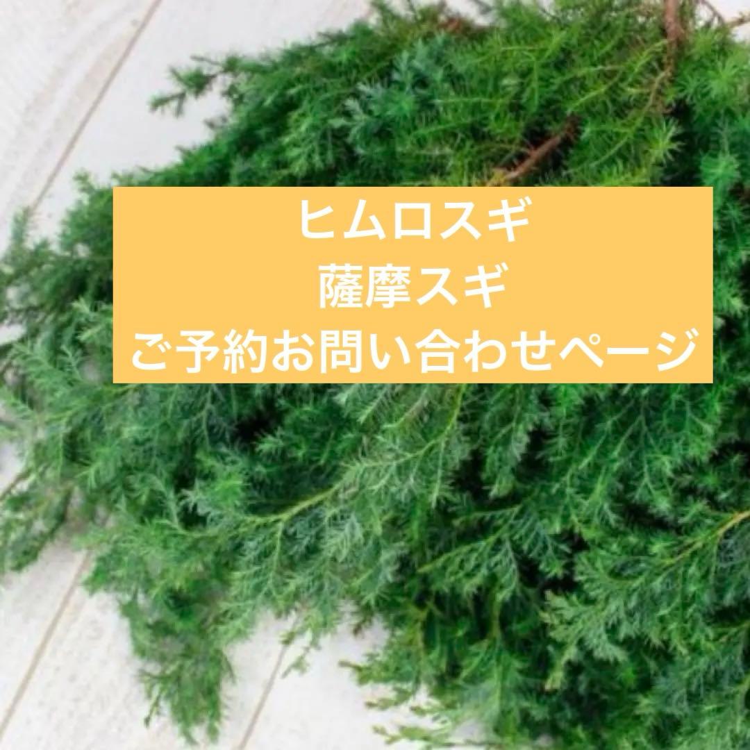 ヒムロスギ☆ご予約お問い合わせページ❣️