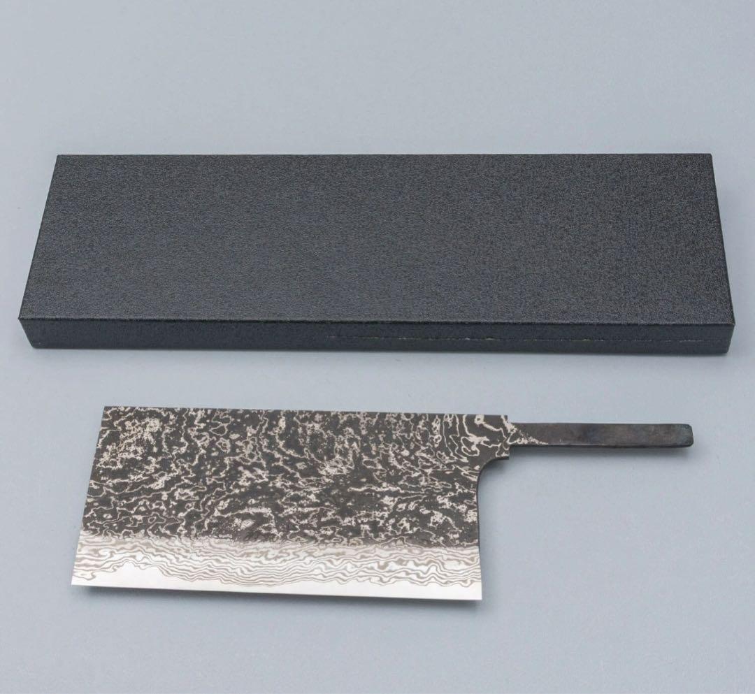 初心x二唐刃物　喜びダマスカスSLD中華195mm