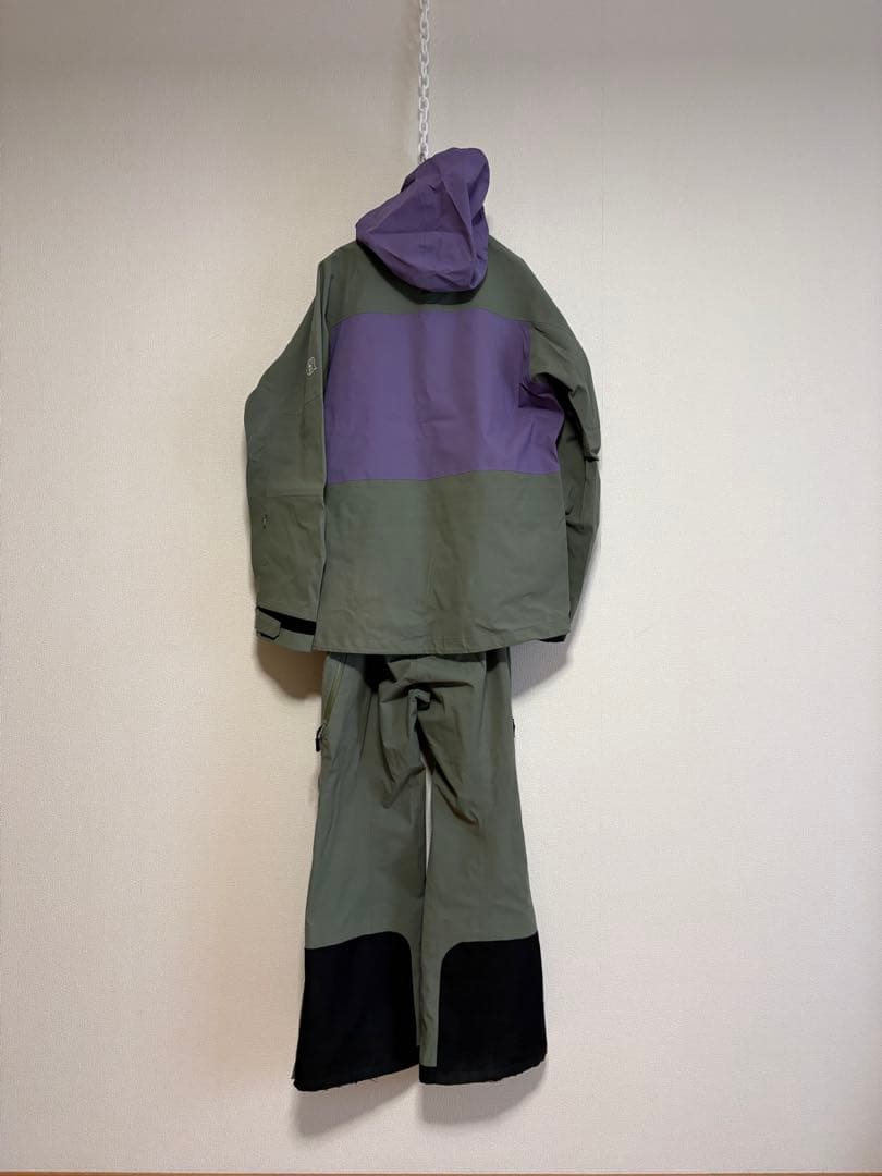 unfudge アンファッジ　上下L アノラックとビブパンツ