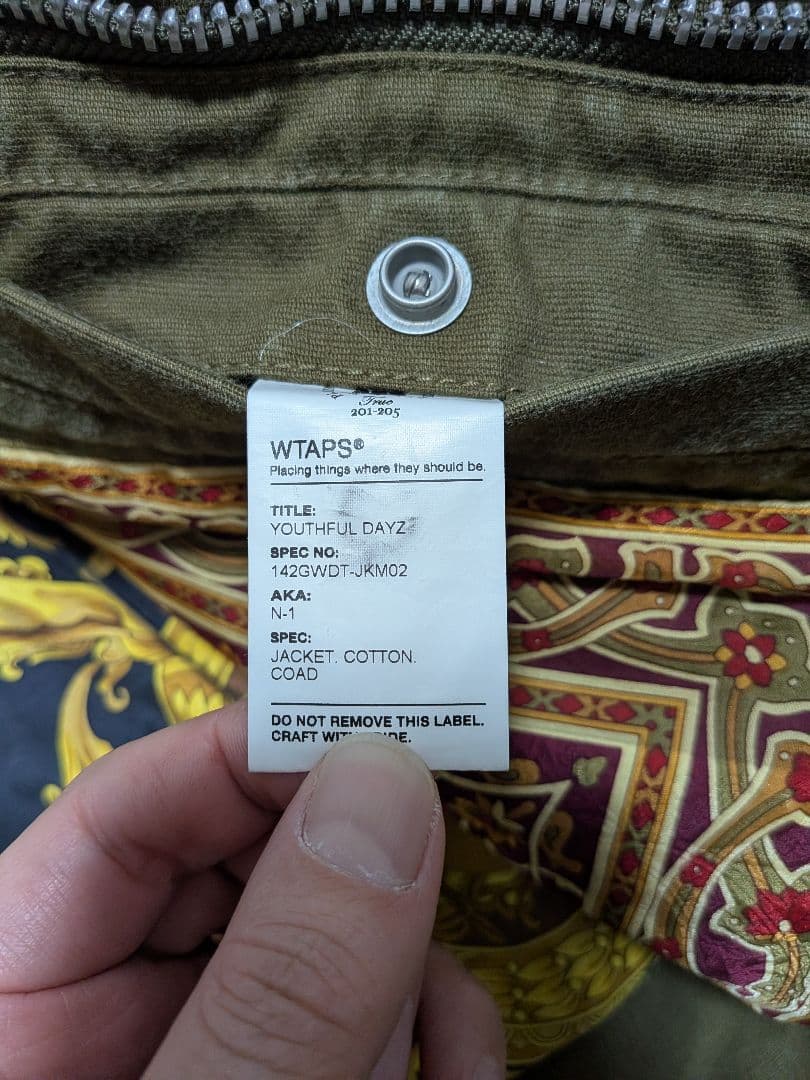 い*け様 wtaps 14aw　n-1 ダブルタップス デッキジャケット