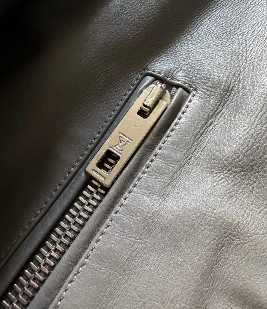 最終価格　ルイヴィトン　レザージャケット　ライダース　カフェレーサー　革ジャン