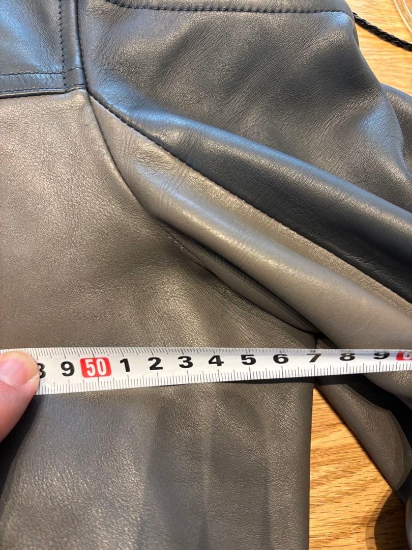 最終価格　ルイヴィトン　レザージャケット　ライダース　カフェレーサー　革ジャン