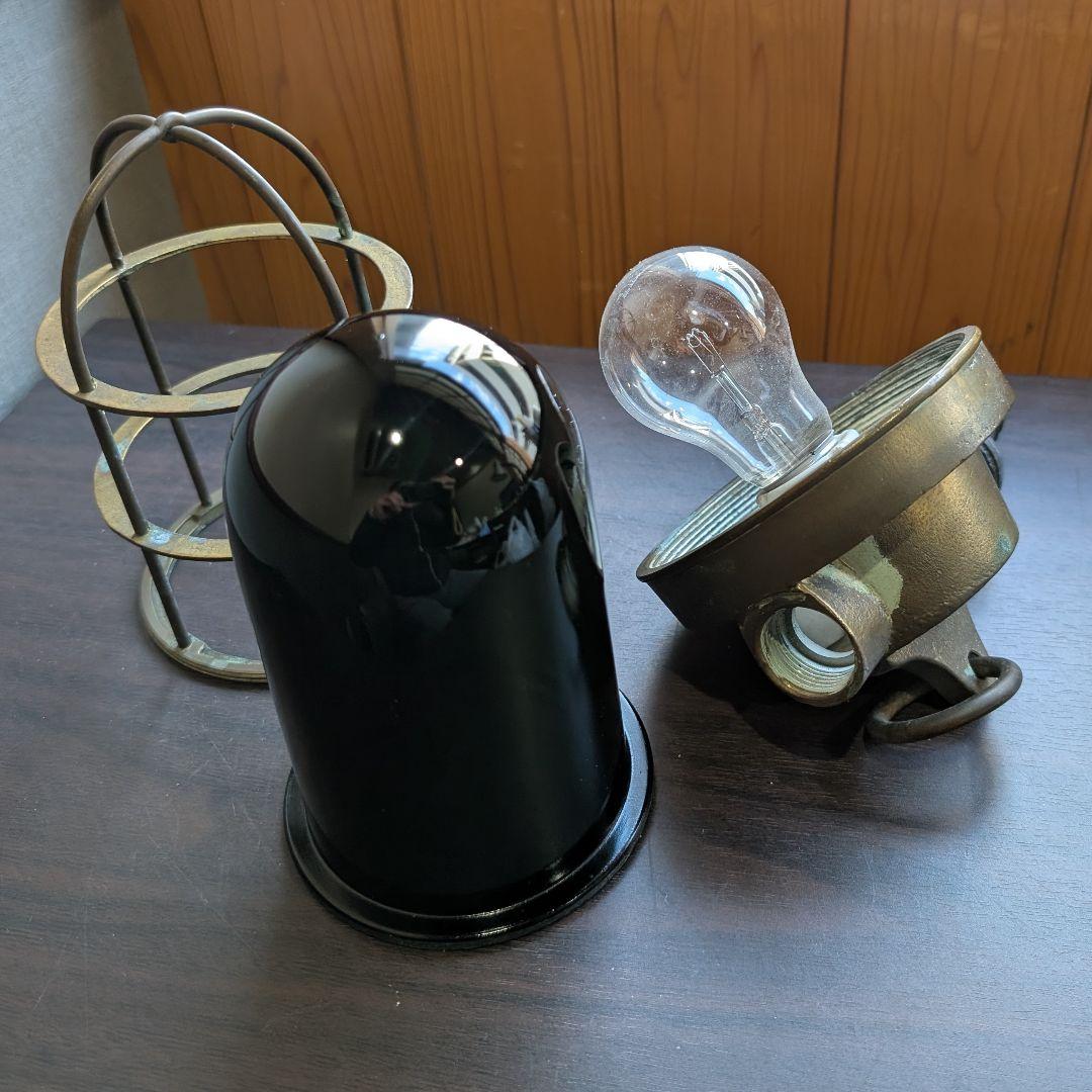 ​【希少】船舶位置灯 グリーン ヴィンテージ 日本船舶用灯 船舶電装 真鍮製