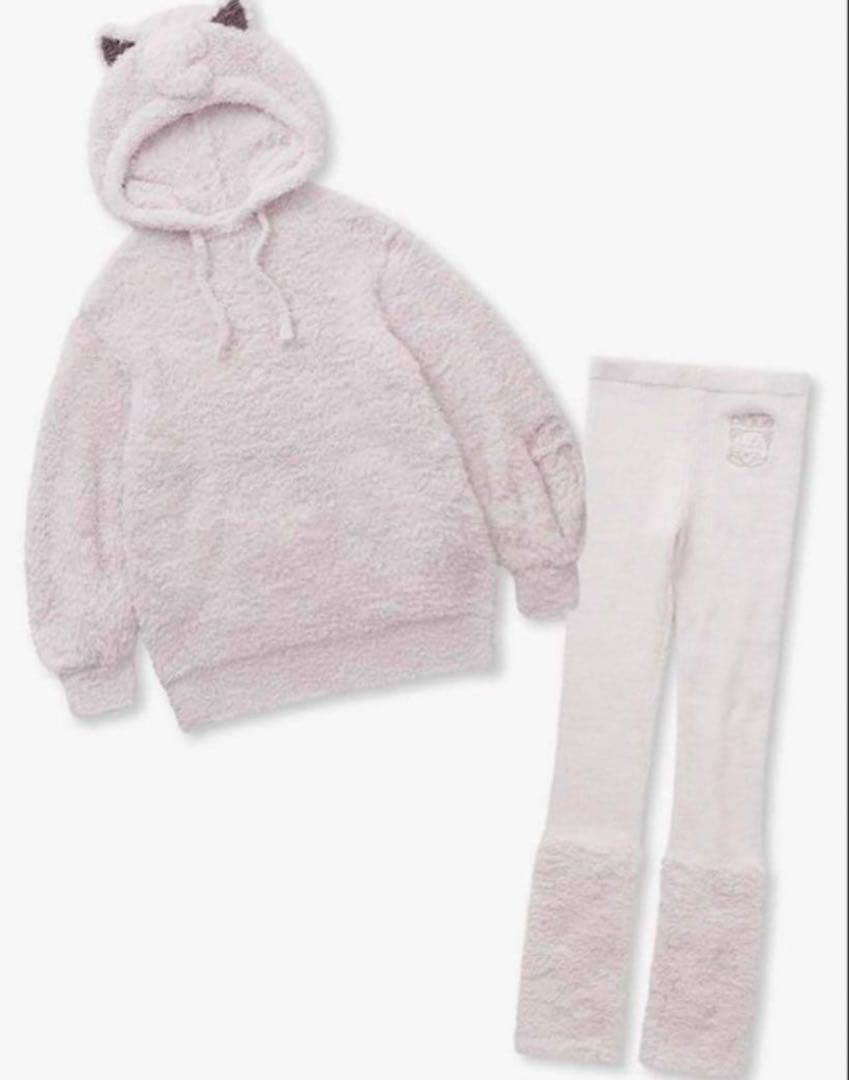 ジェラートピケ ポケモン　プリン　フーディ&レッグウォーマーレギンスセット