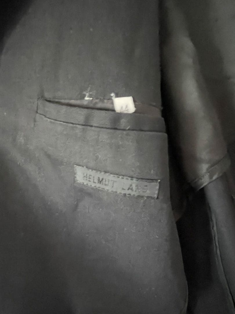 ジャケット・アウター Helmut Lang A/W 02 black stripe car coat