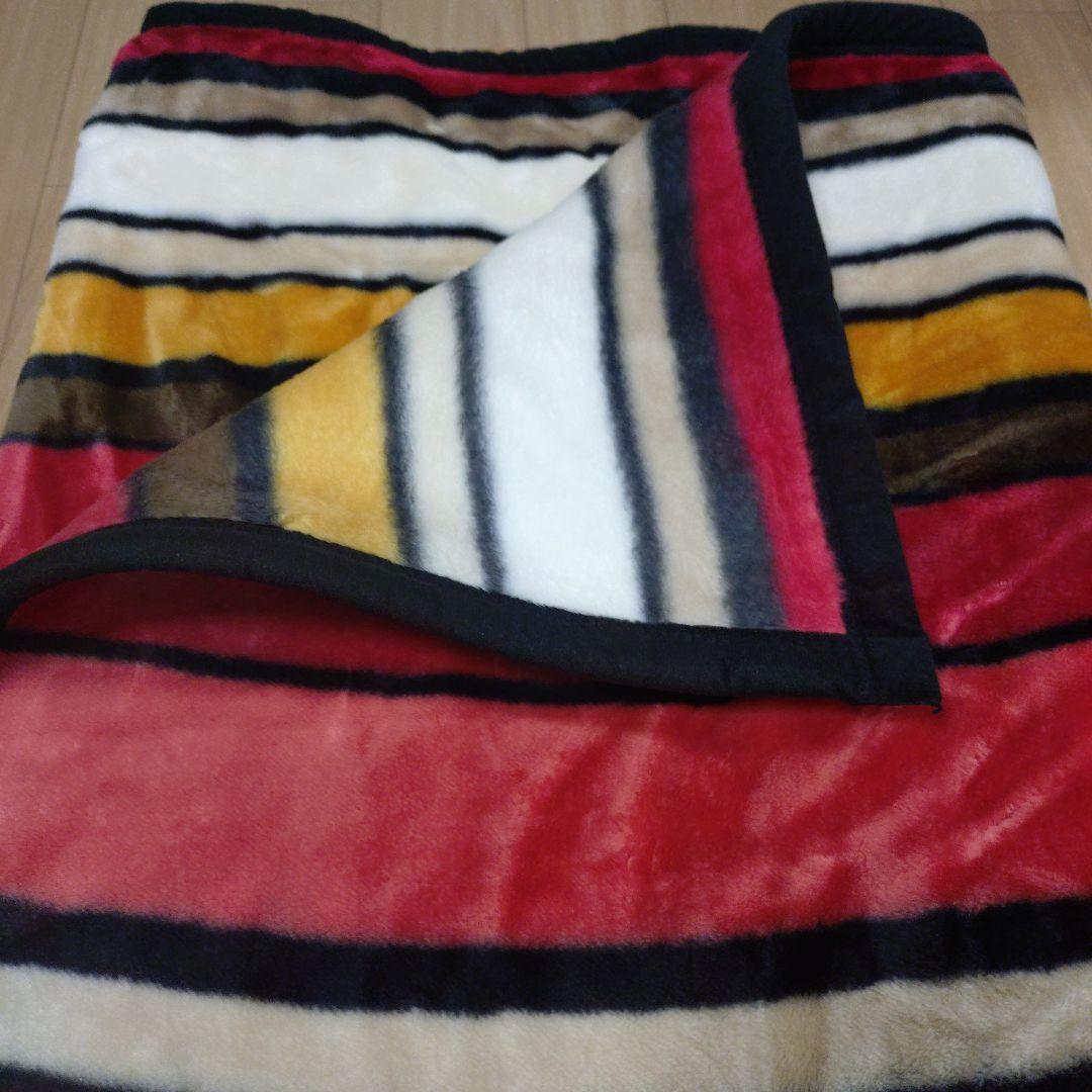 SONIA RYKIEL ストライプ毛布 140x210cm 泉州毛布