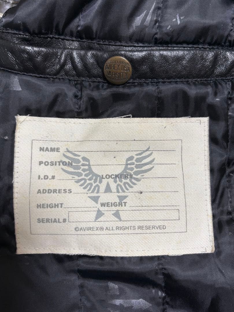 AVIREX アヴィレックス スタジャン レザージャケット