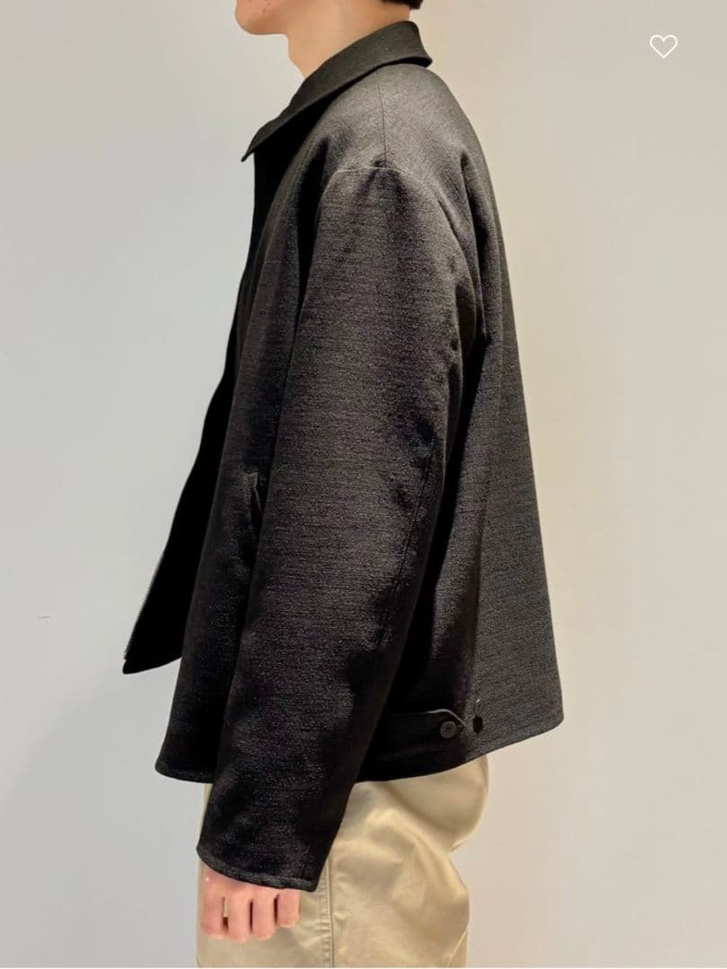 【新品】26SS BEAUTY&YOUTH ツイードショートブルゾン 黒 M