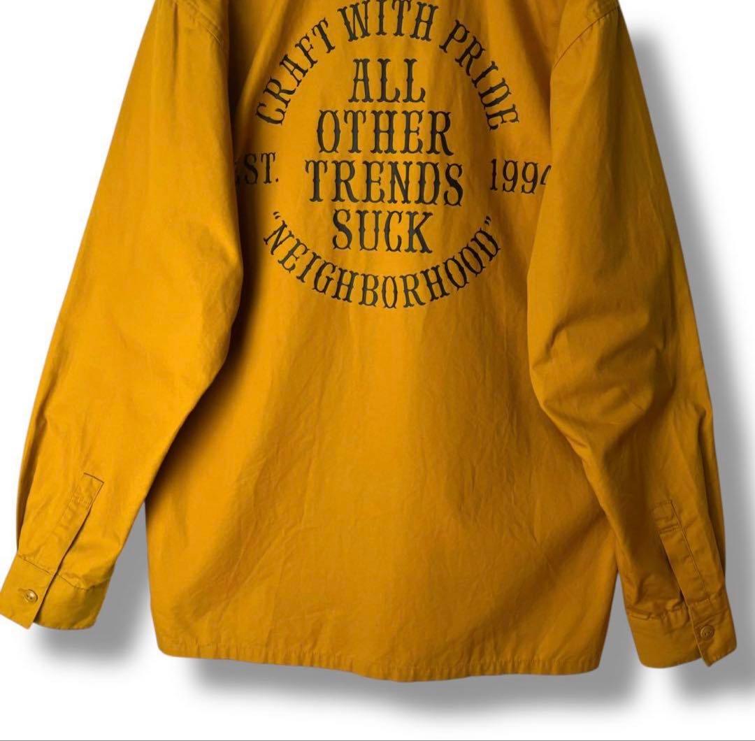NEIGHBORHOOD マスタードイエローシャツ Sサイズ