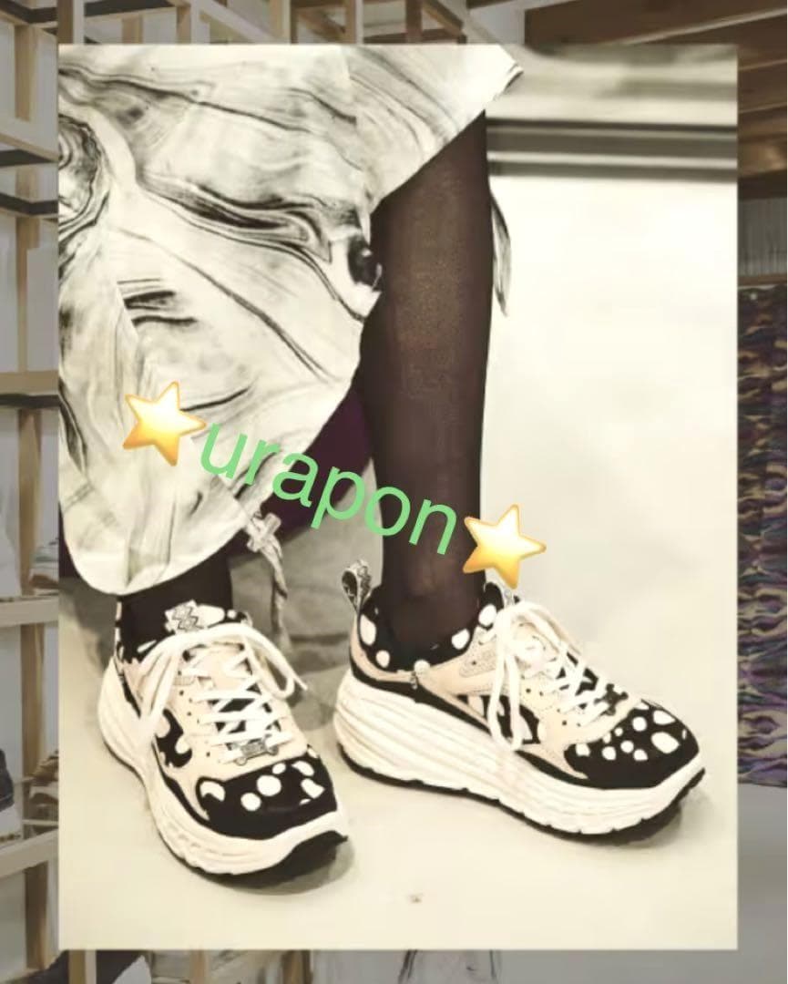 激レア✨③裏ダル✨25厚手～25.5靴下✨UGG✨ダルメシアン✨ロゴ骨型金具なし