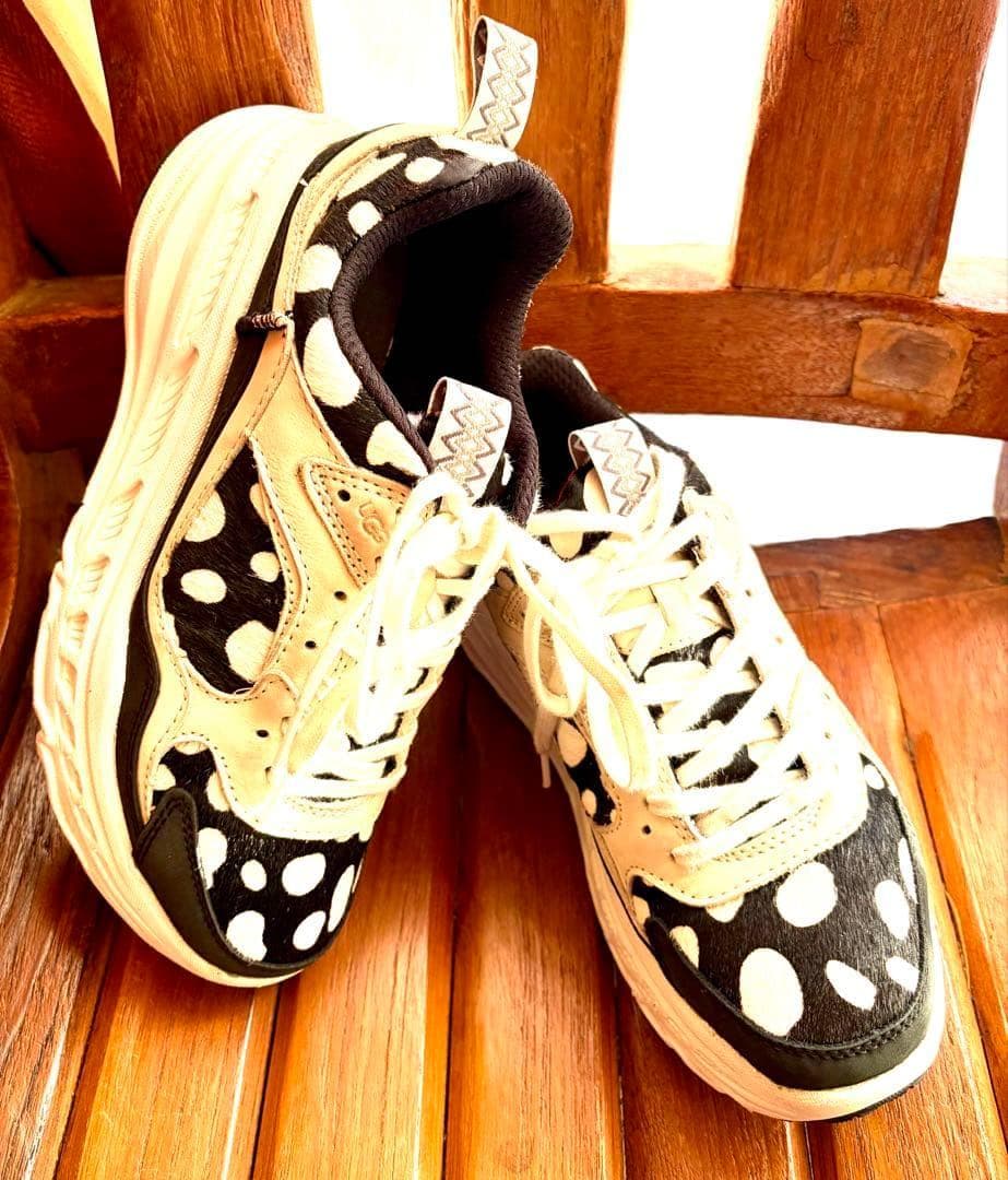 激レア✨③裏ダル✨25厚手～25.5靴下✨UGG✨ダルメシアン✨ロゴ骨型金具なし