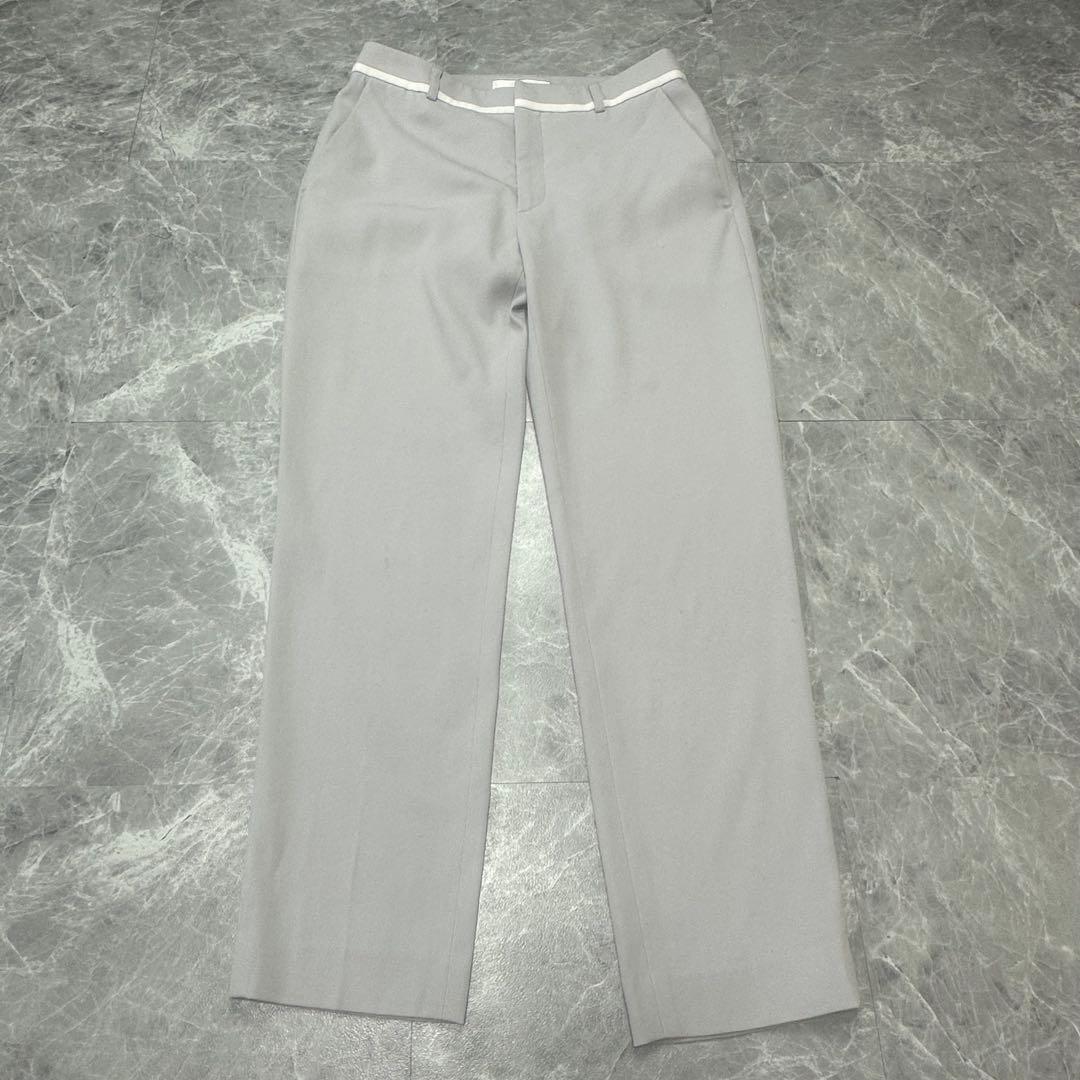 現行品♡ベイジ　Cindy ダブルカラージャケット　パンツスーツ　グレー　2