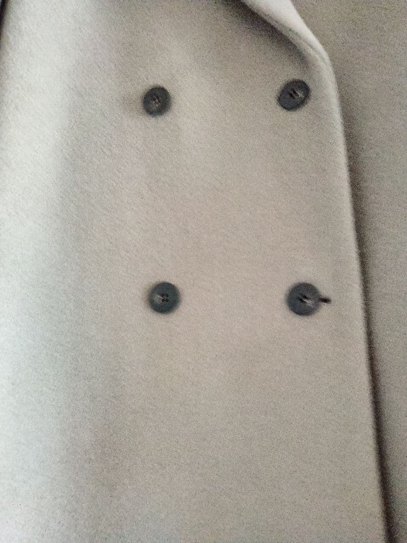 Theory グレー ダブルブレストコート S