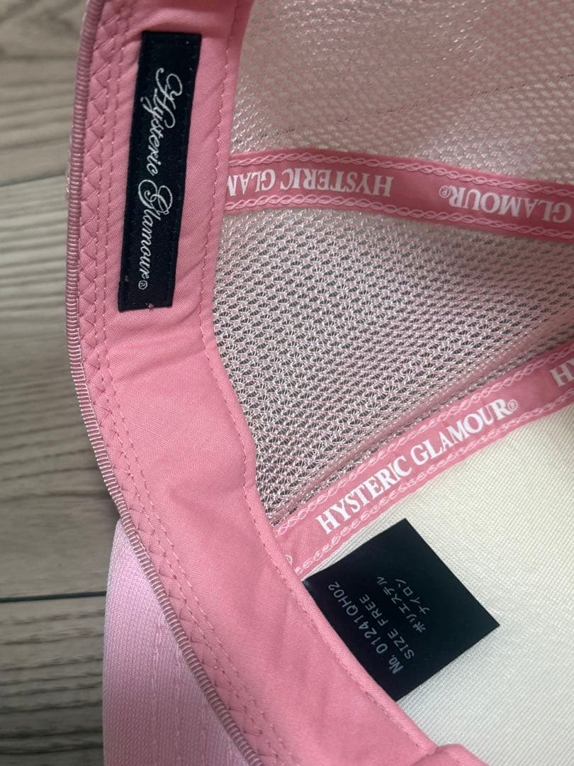 ヒステリックグラマー SEE NO EVIL スタッズメッシュキャップ
