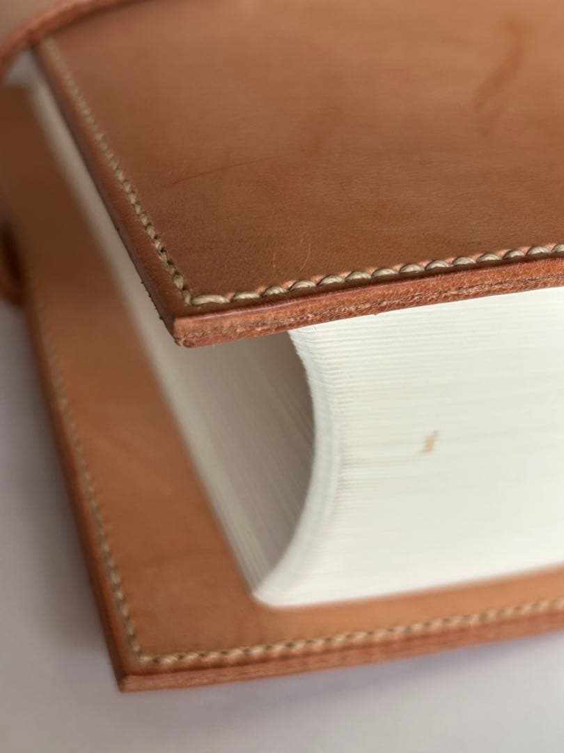 聖書 新改訳2017 中型 革カバー レザー ベージュ