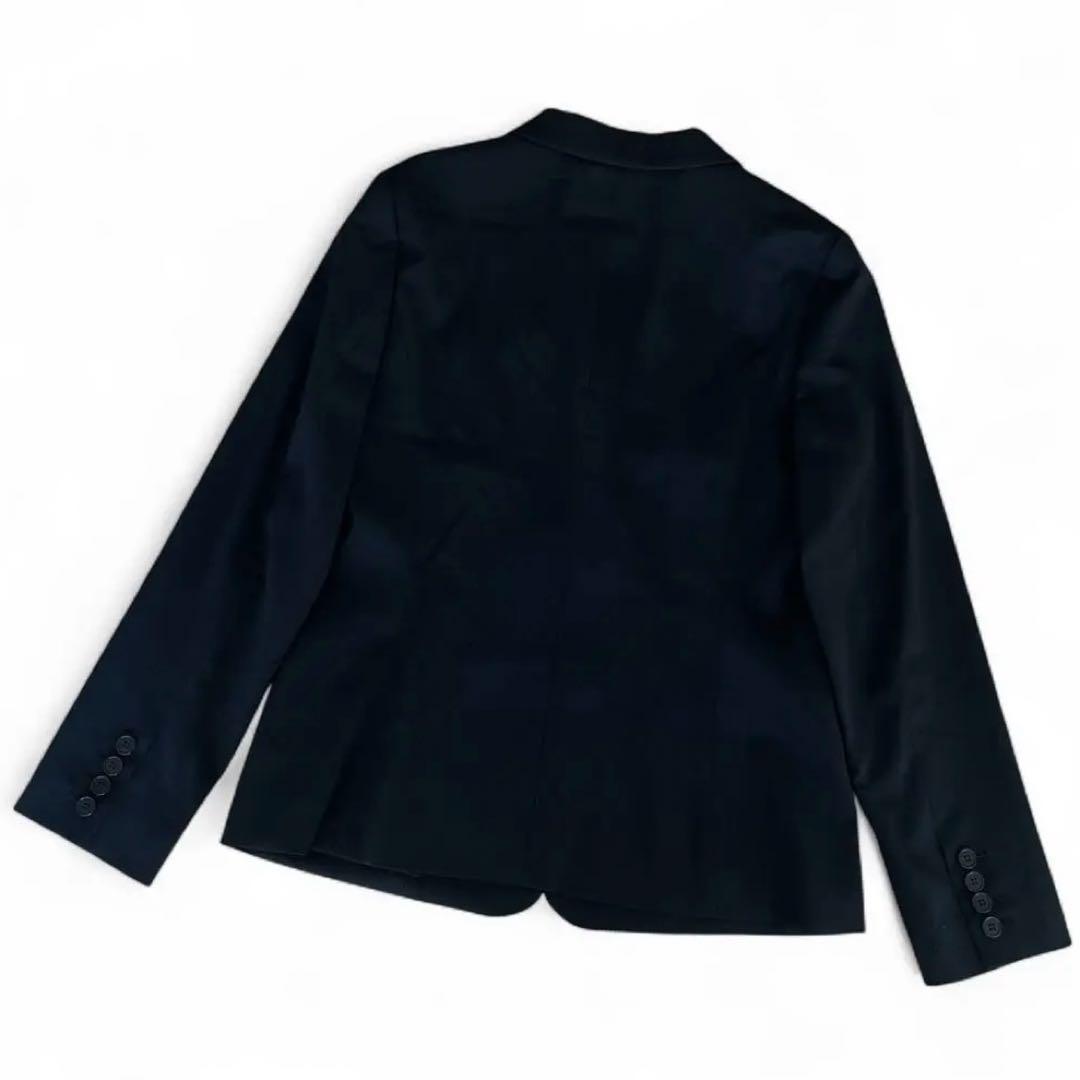 新品未使用　アンタイトル　パンツスーツ 洗える　セットアップ　ブラック　黒　L