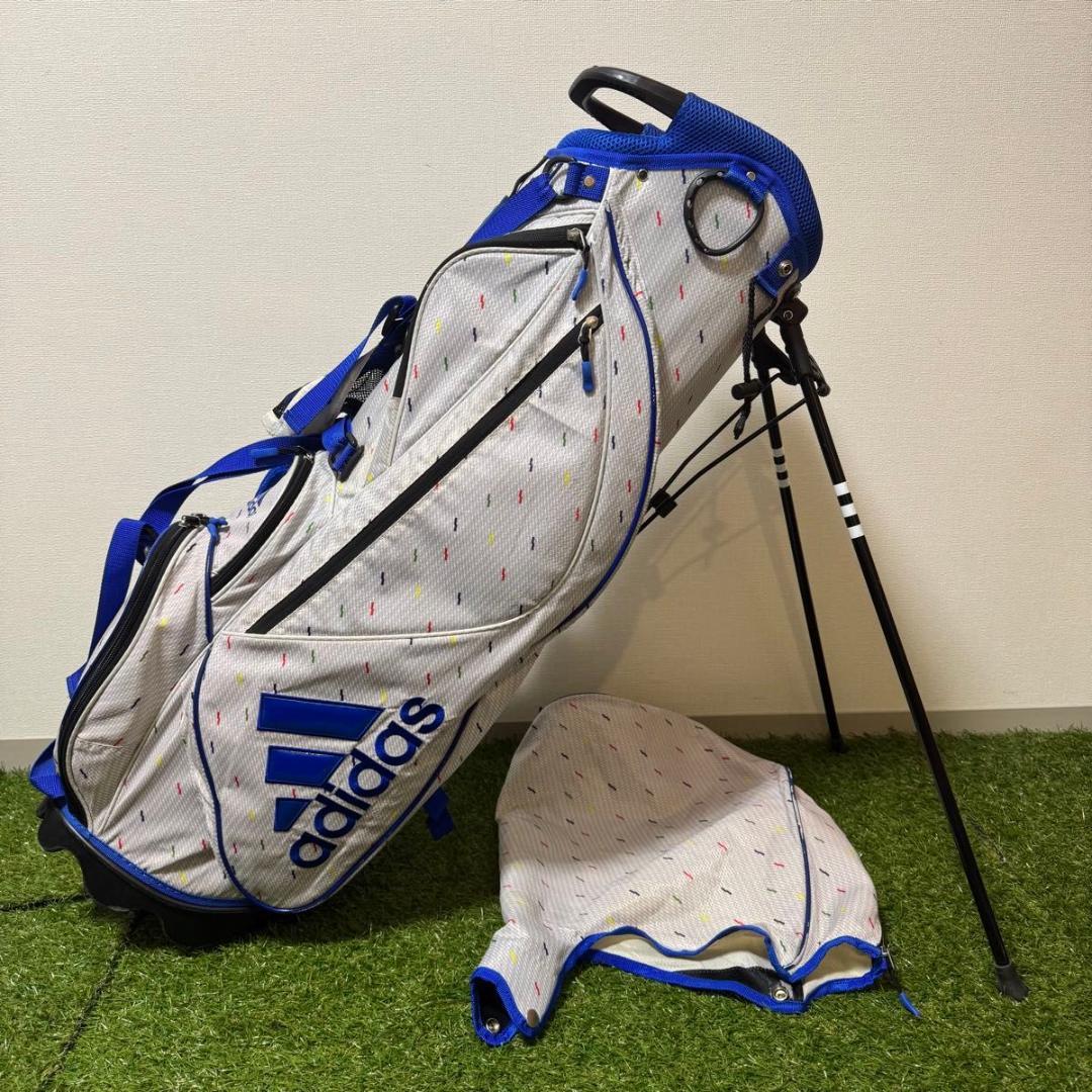 adidas アディダス スタンド式 キャディバッグ ゴルフバッグ 9型