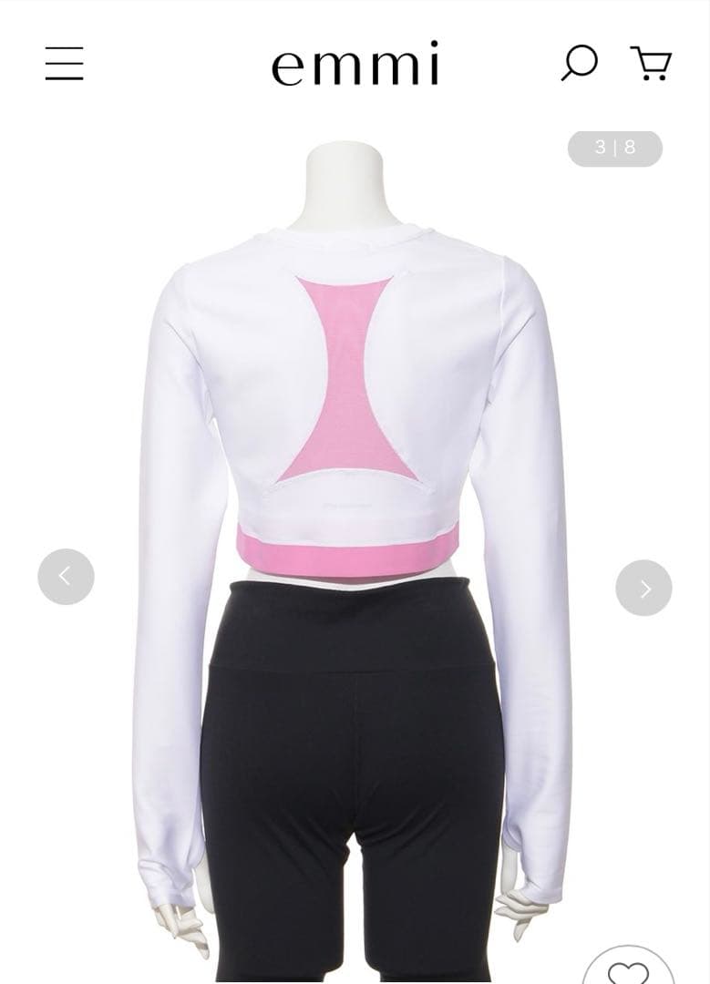 Onオン　トレーニングウェア　トップス　crop【M】