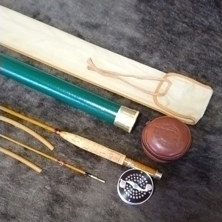 ピアレスリール & バンブーロッド
