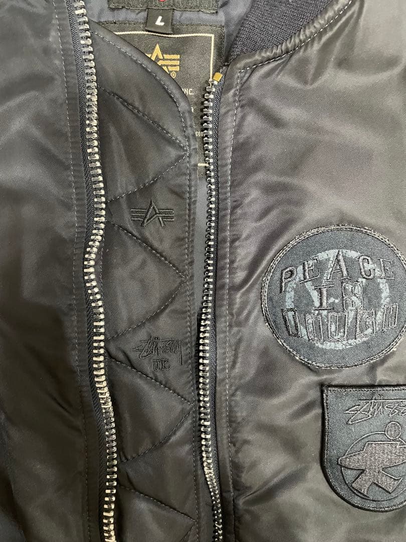 【レア】stussy✖︎alpha✖︎fragment 25周年記念コラボMA-1