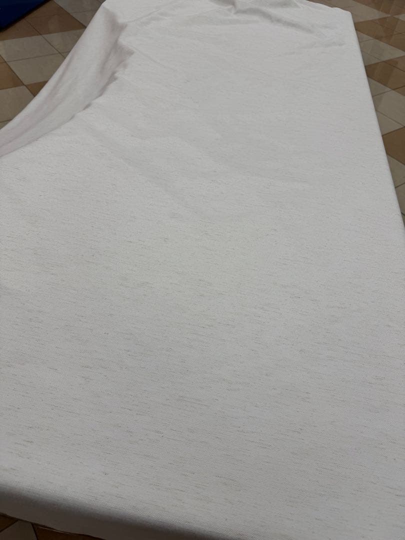 オーダーメイド幅300センチ高さ220センチ ホワイト 無地 ドレープカーテン