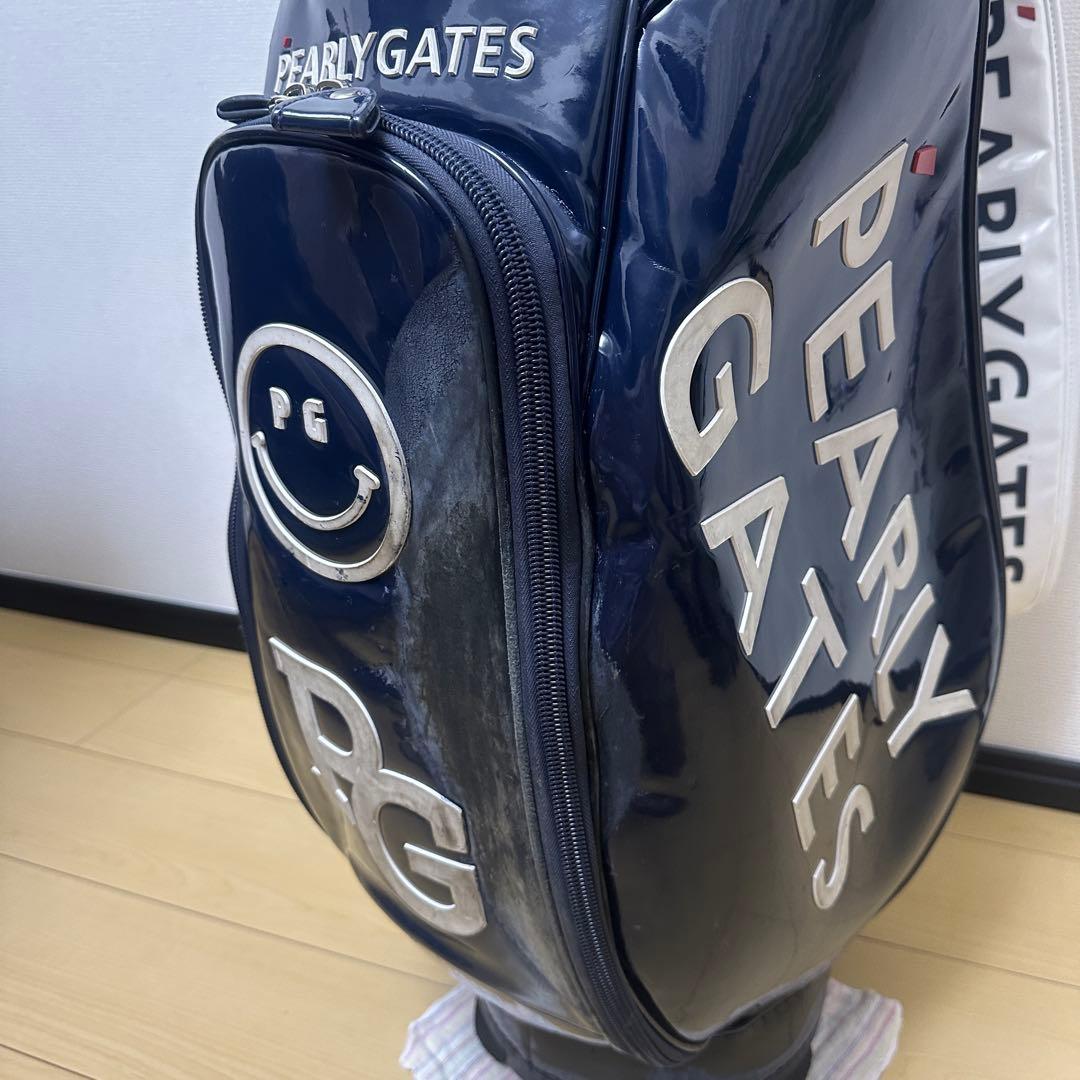 ブルーラケット　PEARLY GATES ゴルフバッグ ネイビー