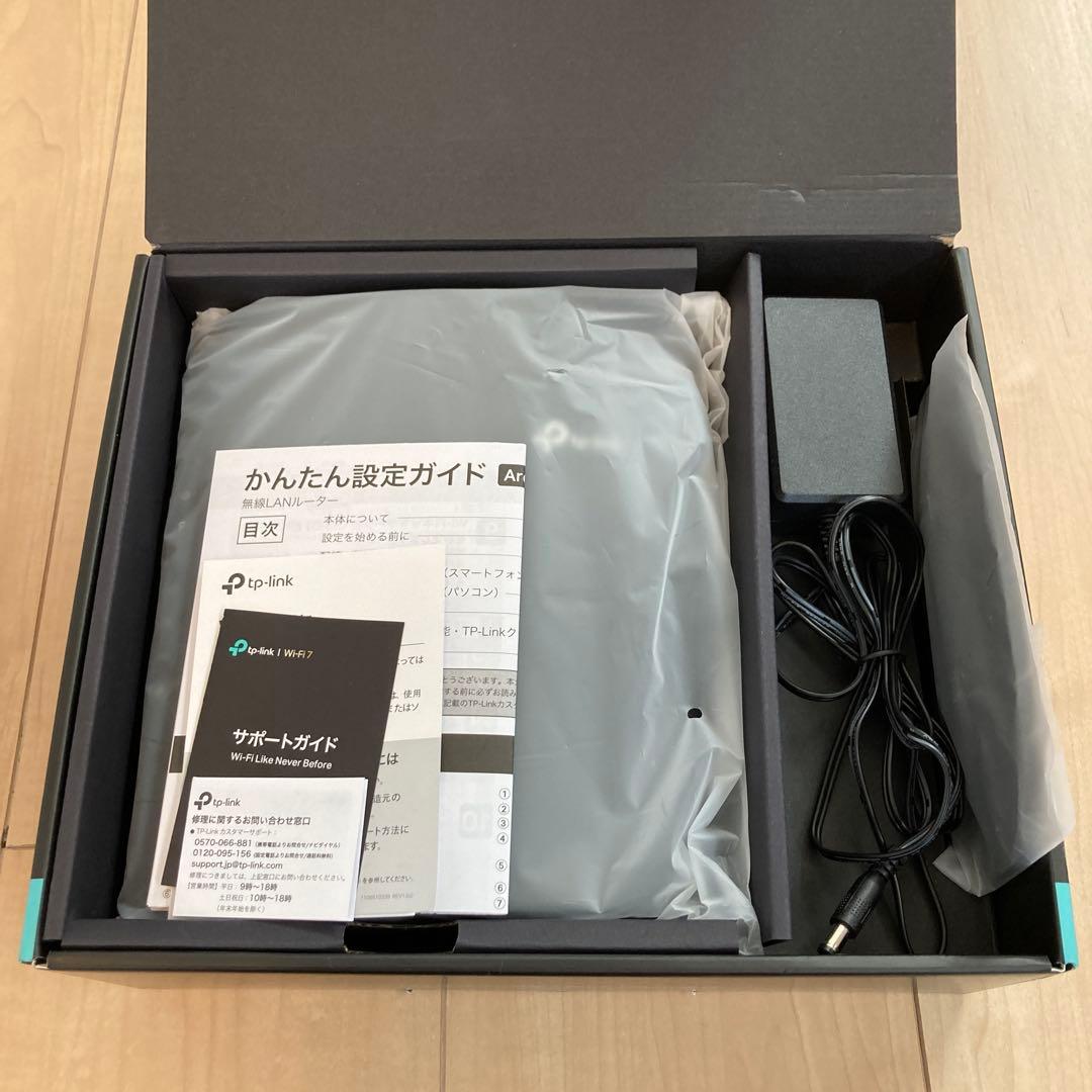 TP-Link Archer BE7200 デュアルバンドWi-Fi7ルーター