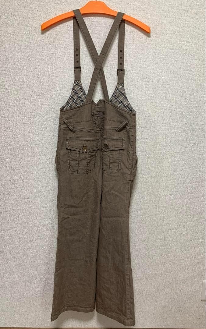 バーバリーブルーレーベル オーバーオール セレブ 高級 騎士 刺繍 ナイトホース